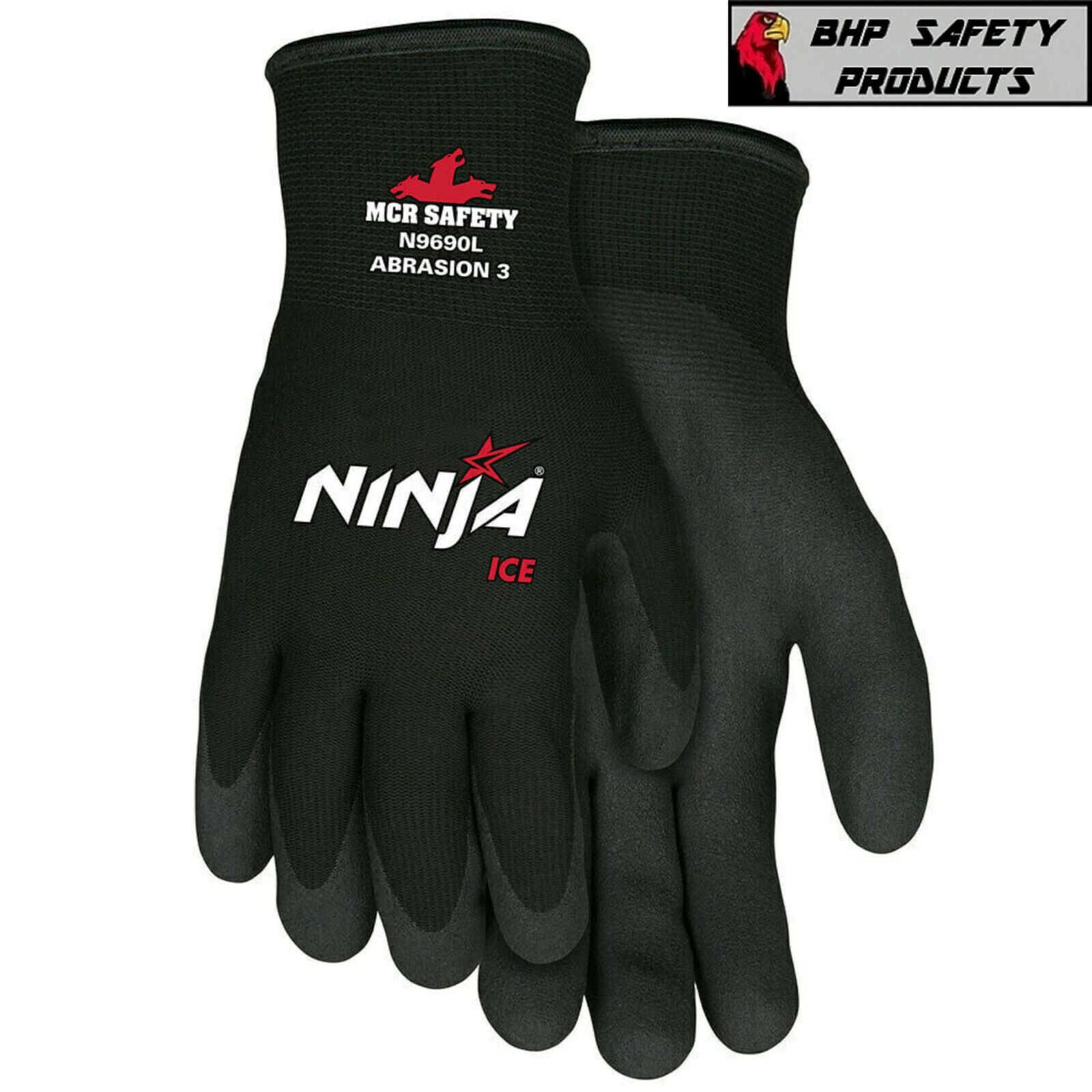 Mcr Memphis Ninja Ice Insulated Cold Winter Weather Safety Work Gloves 1/pair